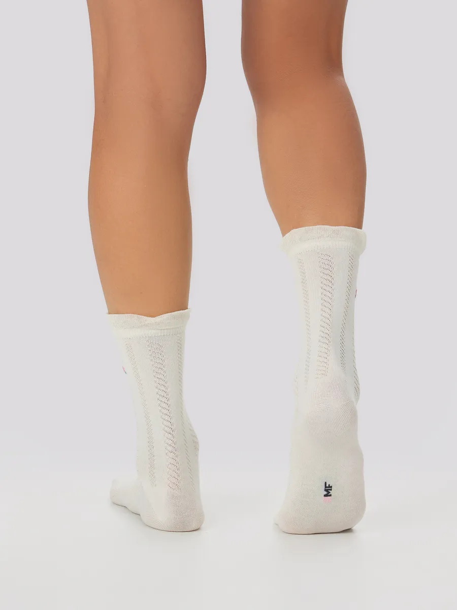 Носки 3 пары Mark Formelle (Марк Формэль) 237A-3114/молочный /нюдовый/ - фото 8