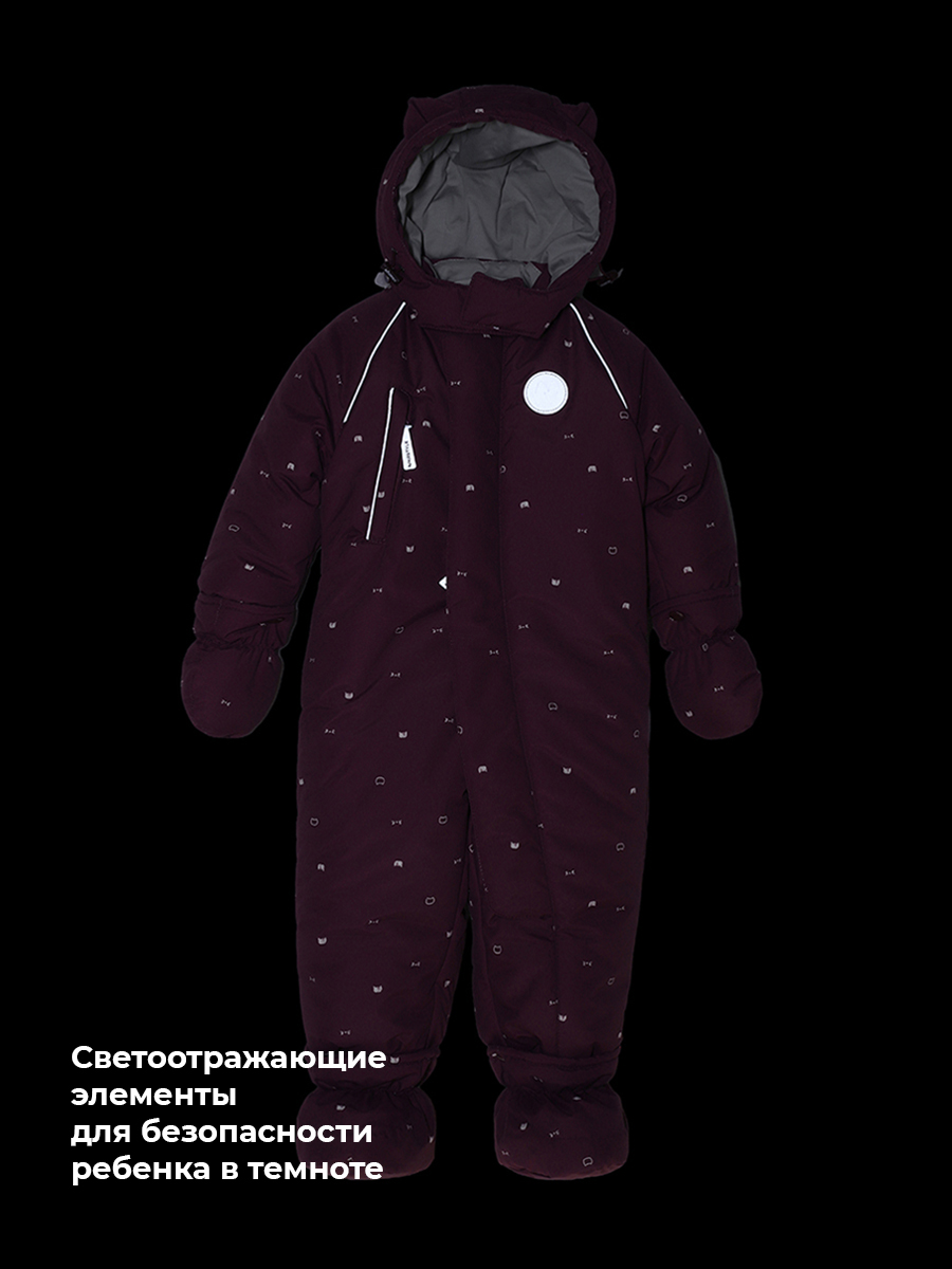Комбинезон NIKASTYLE 8з0226 брусника - фото 14