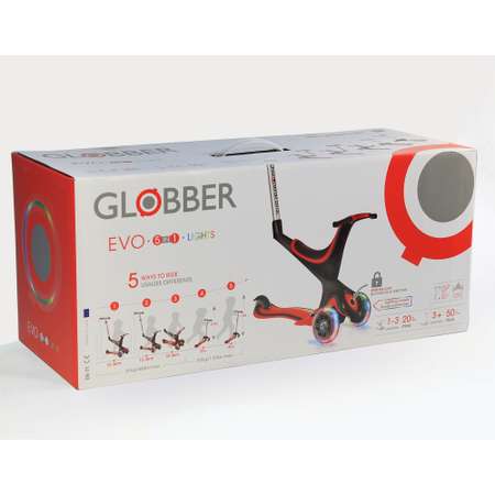 Самокат Globber трехколесный