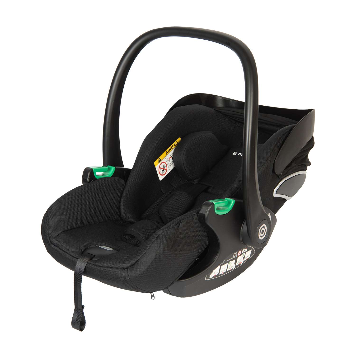 Автокресло Olsson B-Safe Black 0+/1 (0-18 кг) черный - фото 10