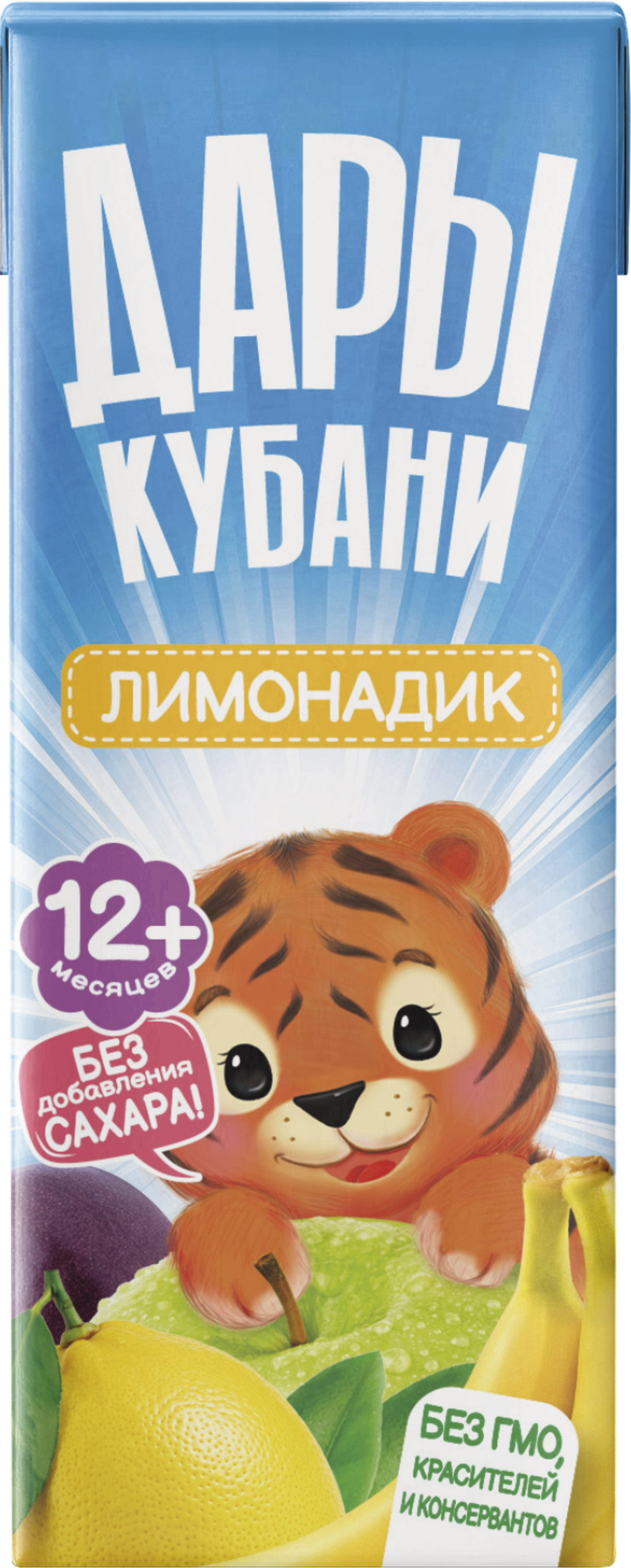 Нектар Дары Кубани Яблоко Банан Лимон Манго Маракуйя с 12 мес 0.2 л 15 шт. - фото 4