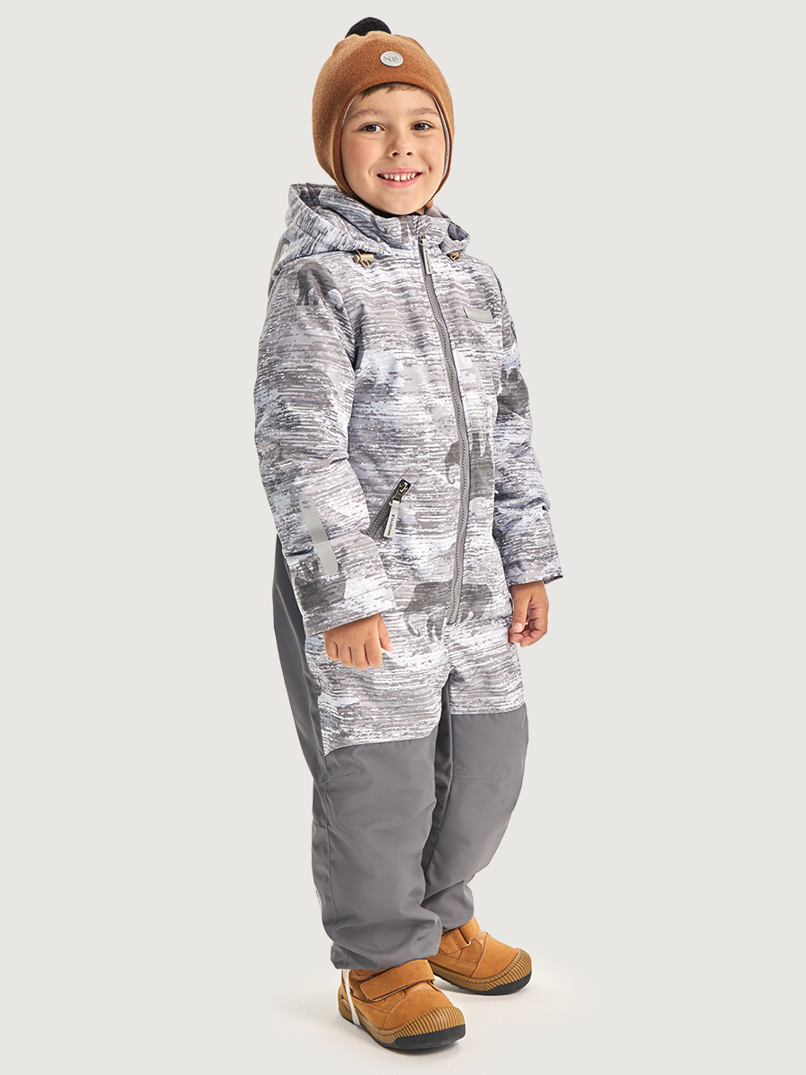 Комбинезон NIKASTYLE 8м1326 орех/асфальт - фото 5