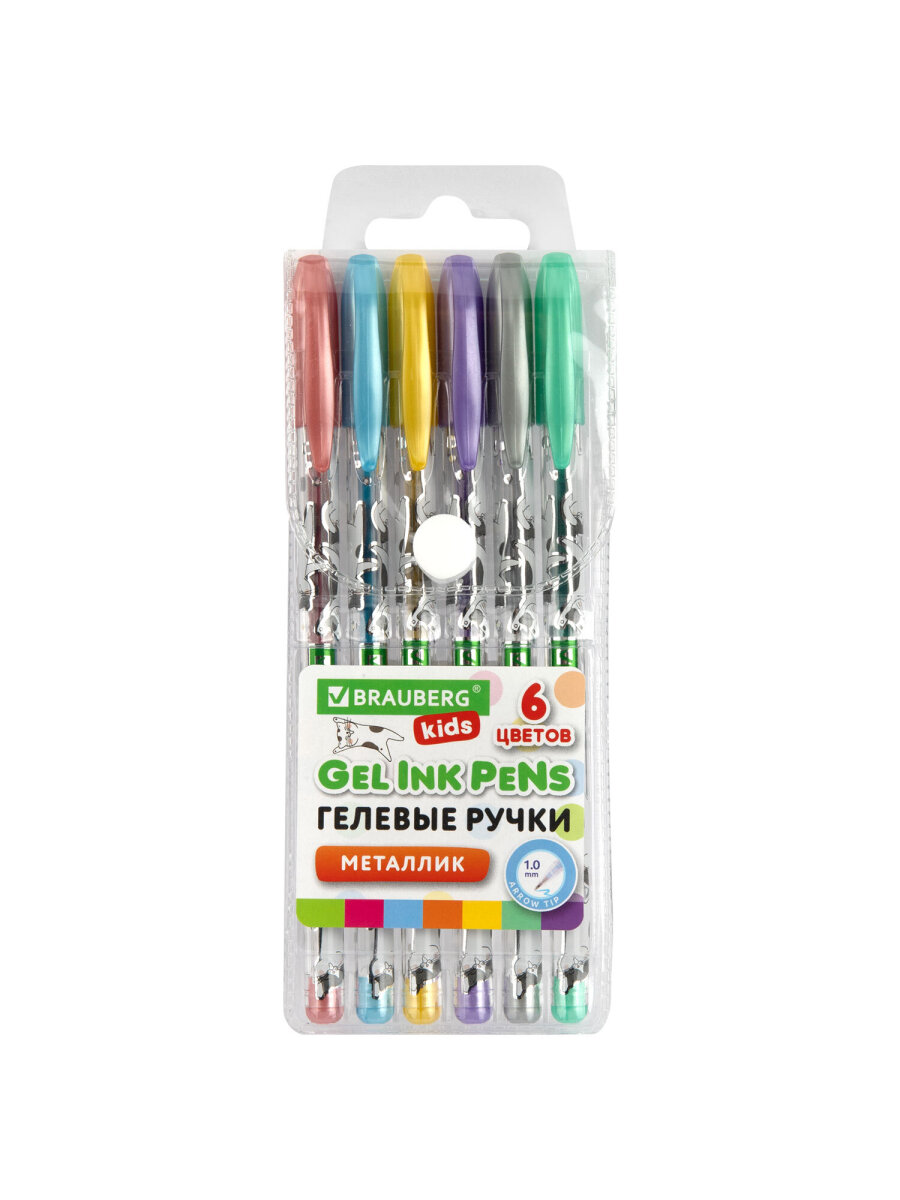 Ручка гелевая Brauberg 6 шт. - фото 2