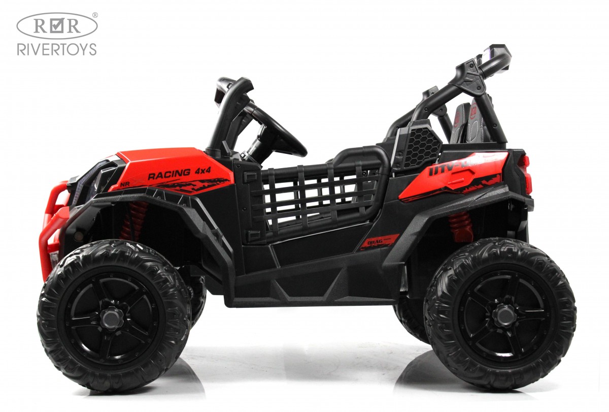Электромобиль RIVERTOYS K777KK-LUX-BUGGY-RED С пультом ДУ - фото 5