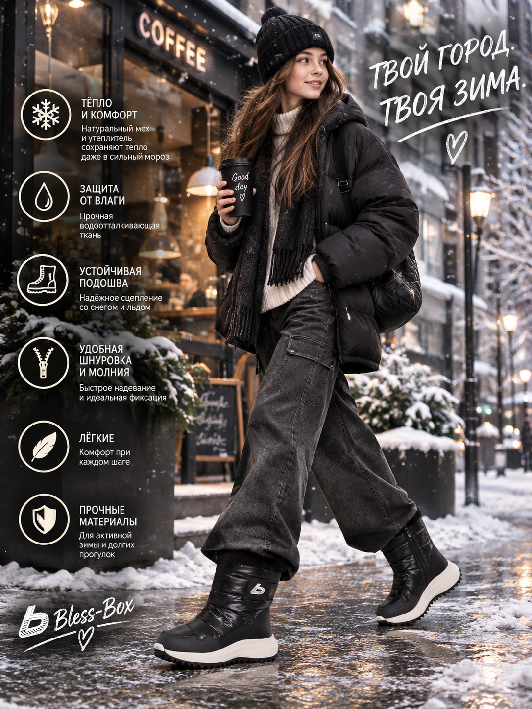 Дутики BLESSBOX BX53640A - фото 9