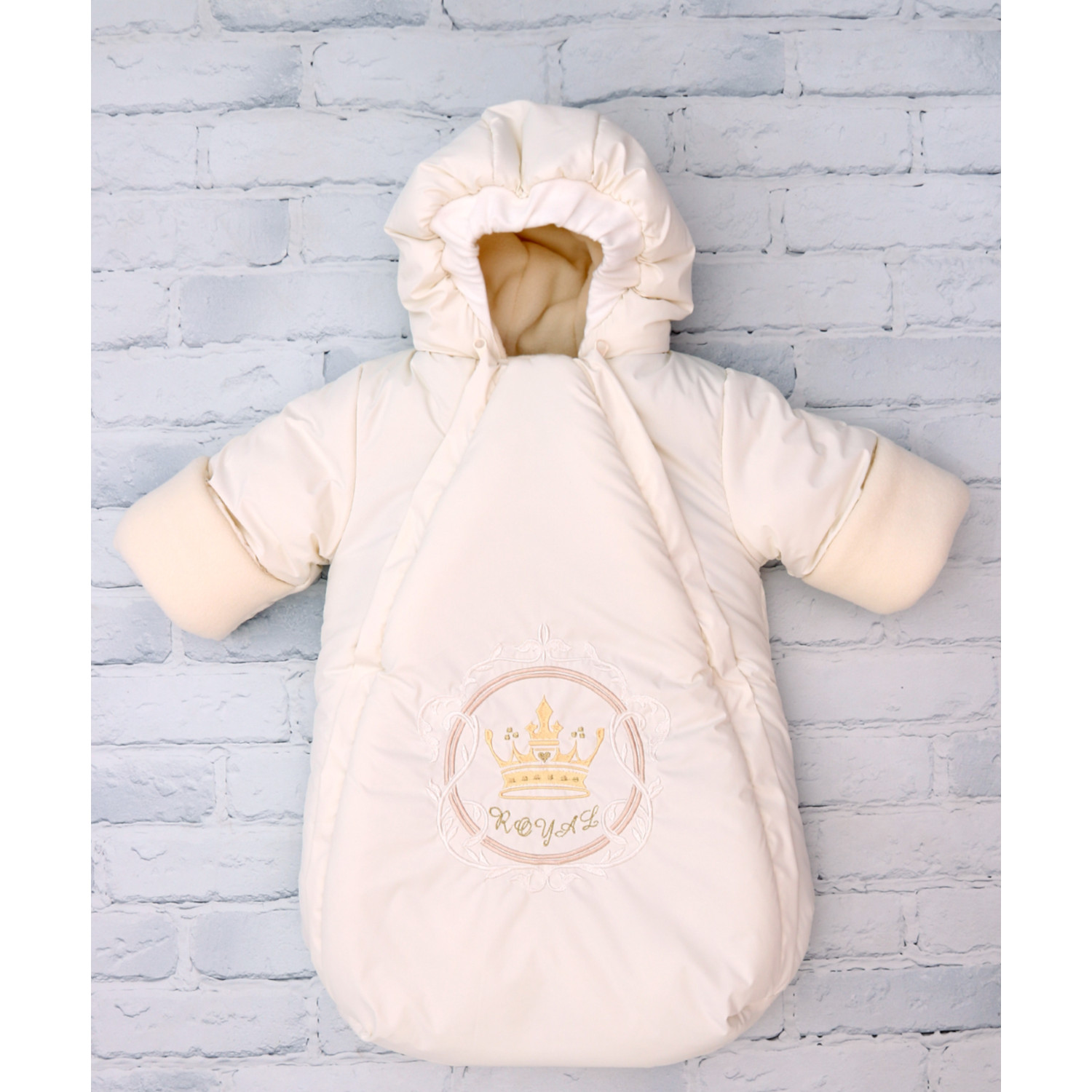 Конверт в коляску Осьминожка бежевый - фото 11