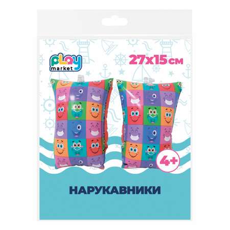 Нарукавники надувные Феникс Презент для плавания для детей старше 4-х лет ПВХ 27*15см 94109