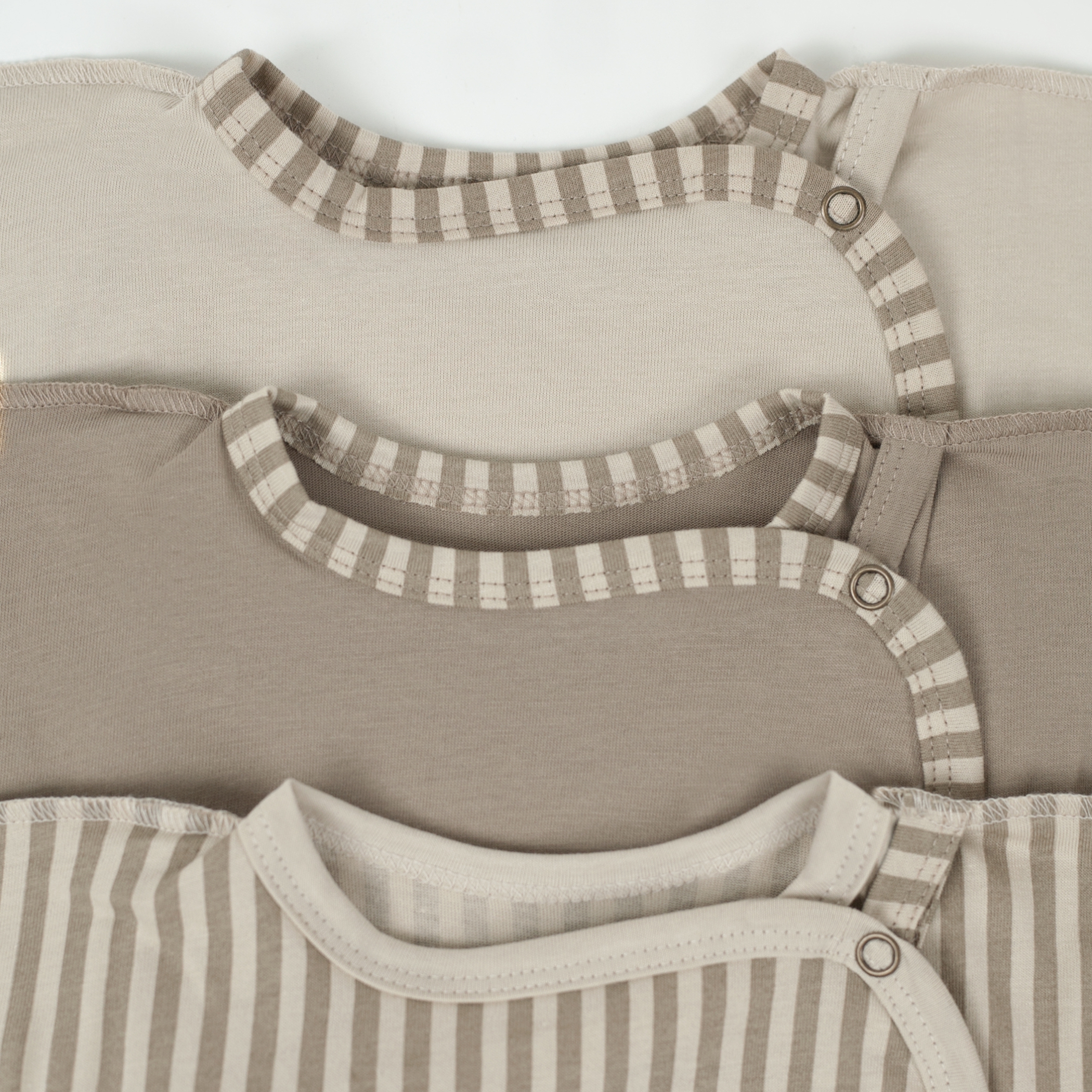 Распашонка 3 шт Фабрика Бамбук MU011013KNR/117MU/Шоколад_полоски - фото 7