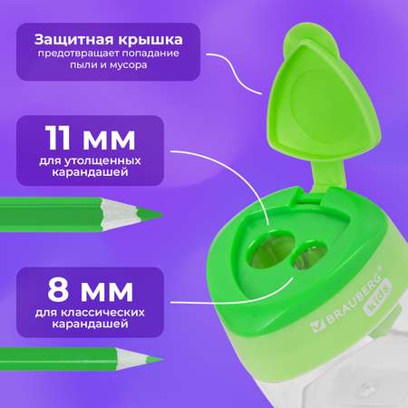Точилка Brauberg 2 шт.