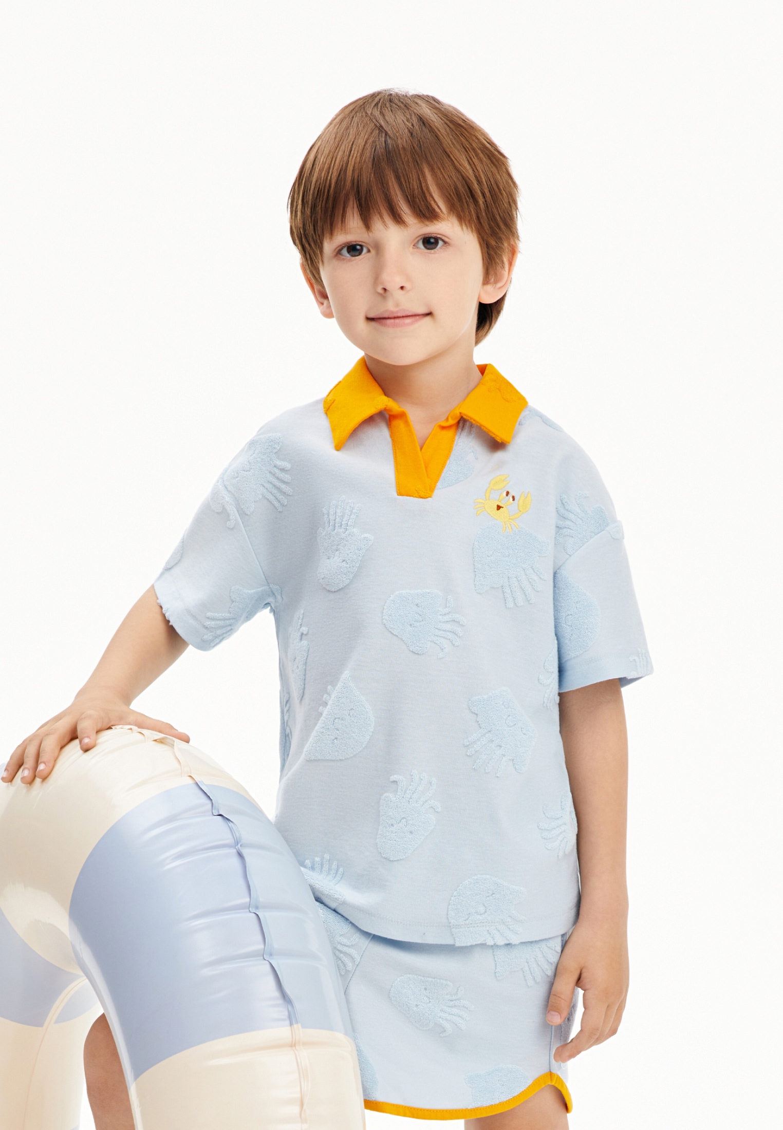 Поло Junion 904978.TTSH0042-Light-blue-2 - фото 1