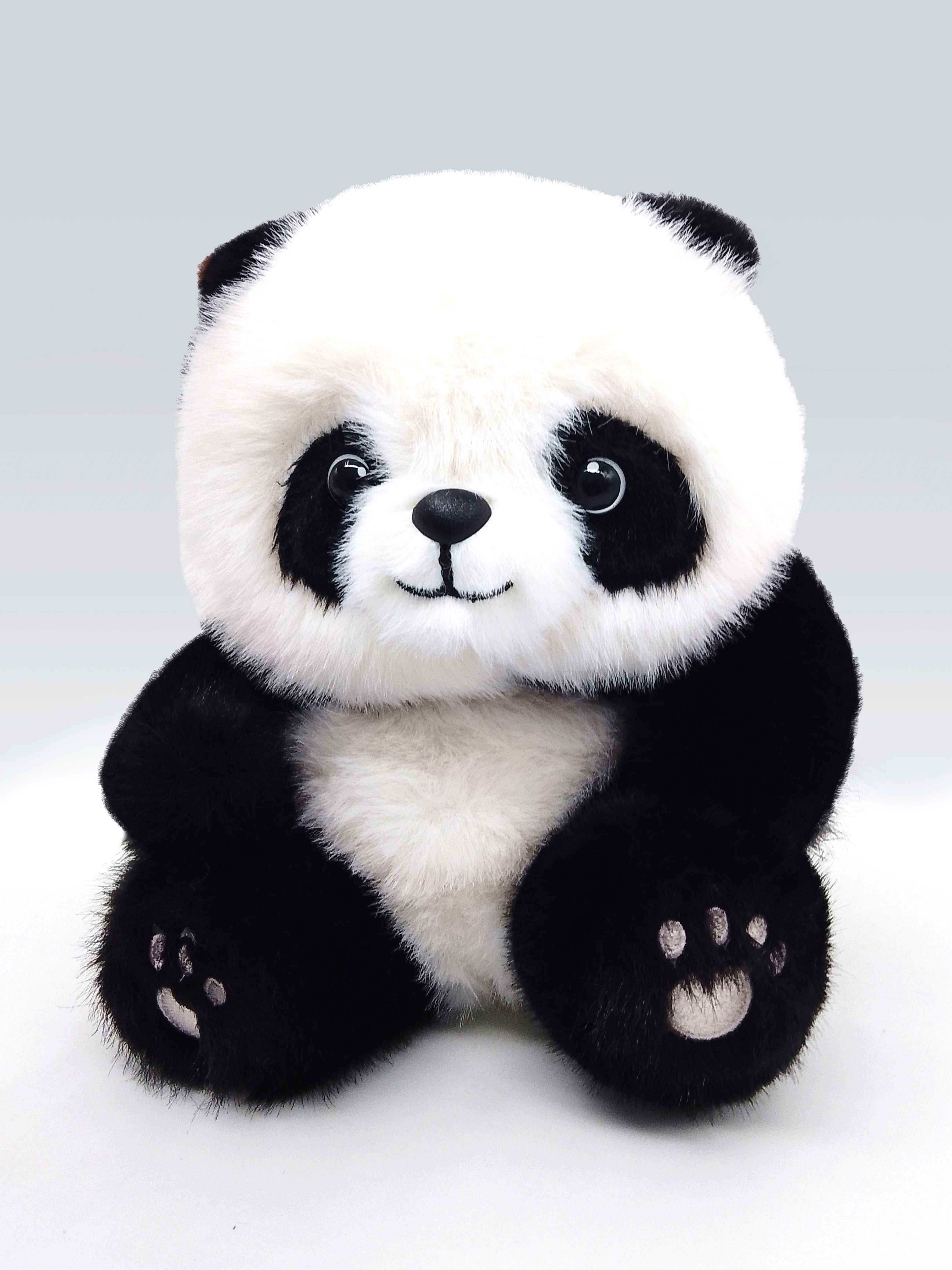 Мягкая игрушка Angelaki панда с рюкзачком 25 см - фото 1