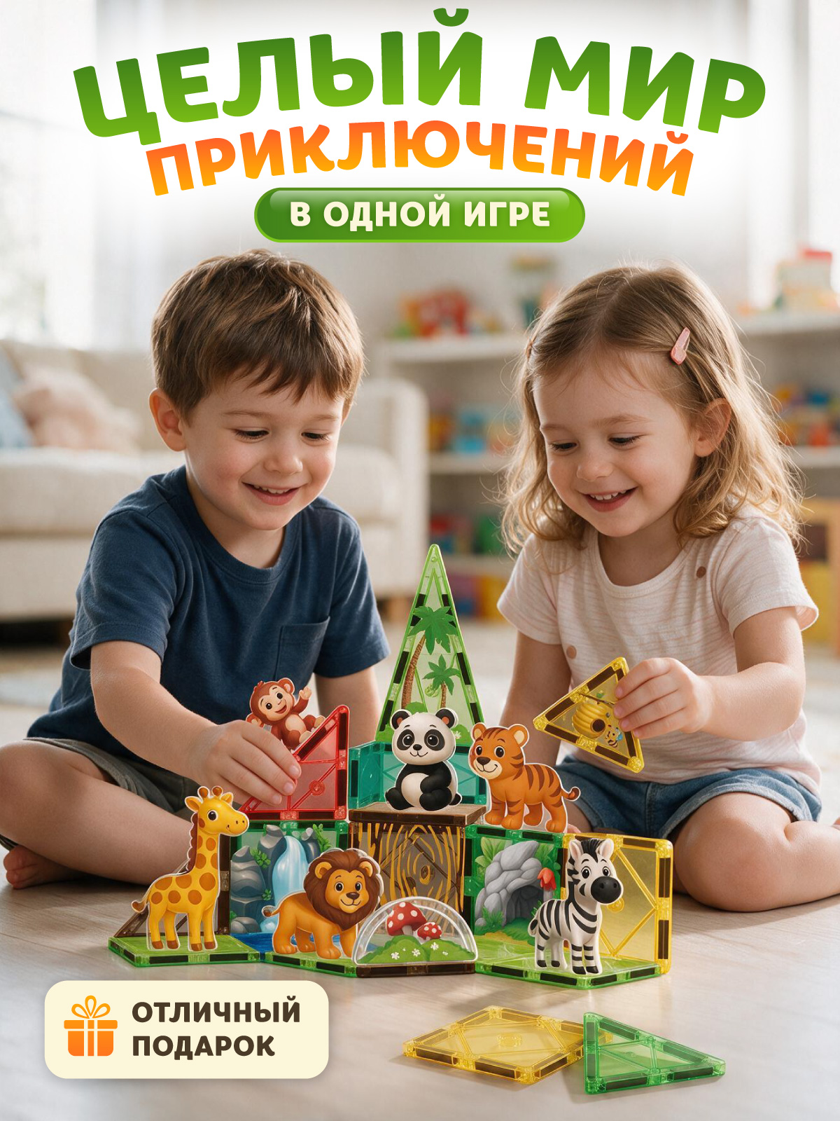 Конструктор Constructa Зоопарк 27 дет. - фото 7