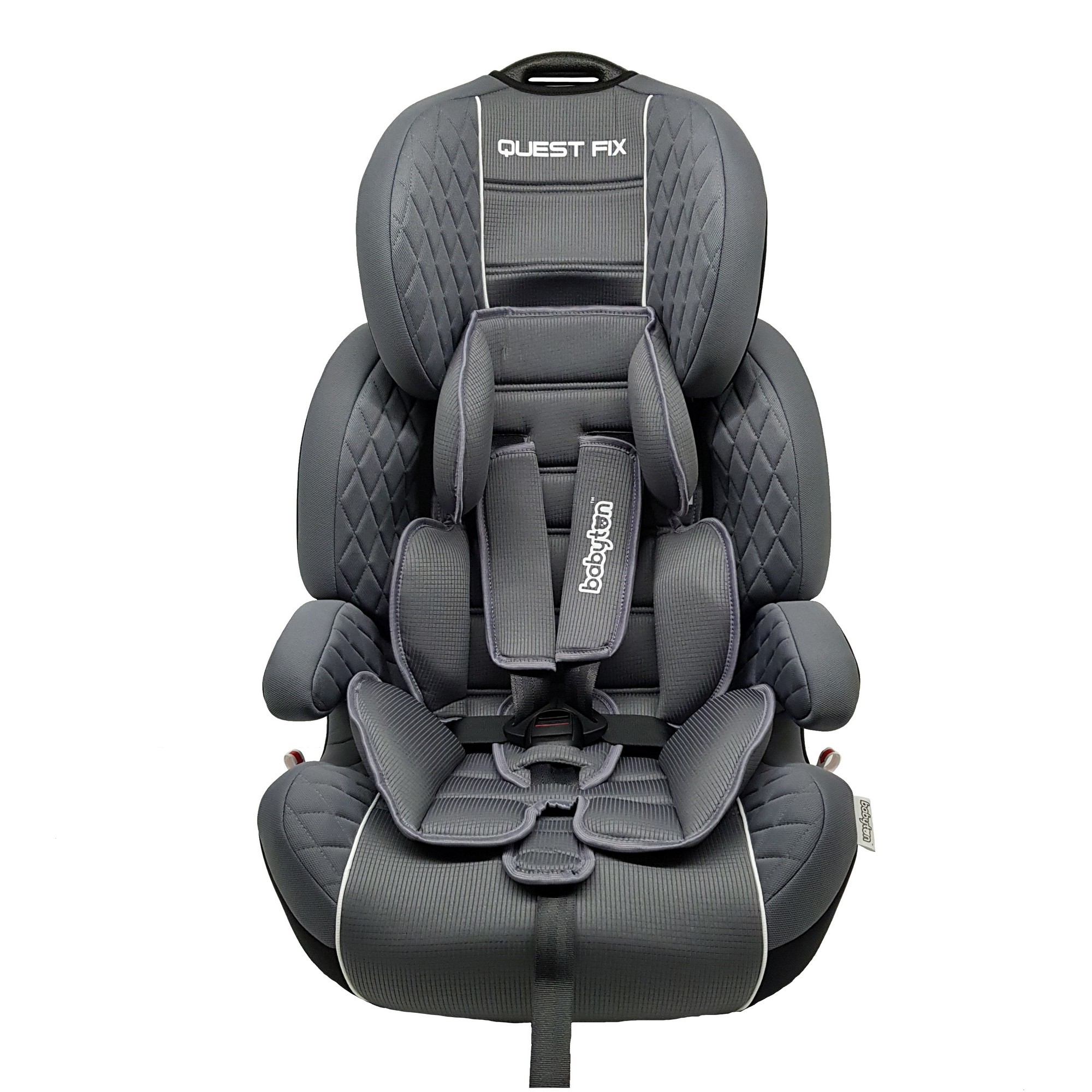 Автокресло Babyton Quest Fix Isofix 1/2/3 (9-36 кг) серый - фото 2