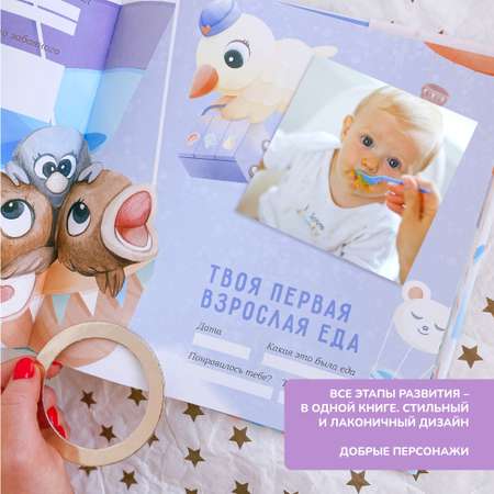 Фотоальбом для новорожденного Bambinic лазурный