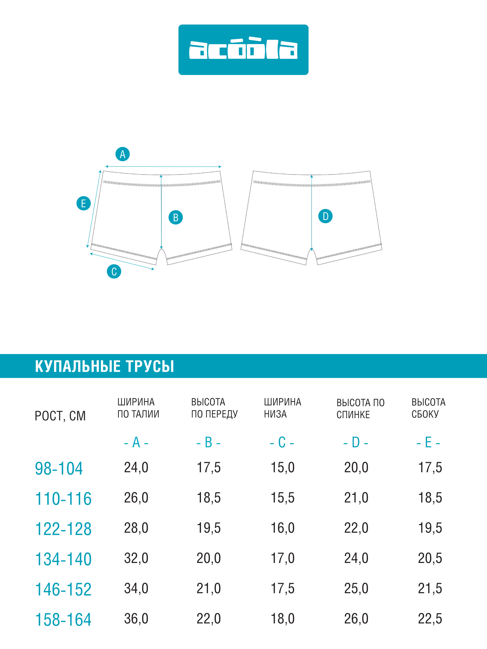 Плавки Acoola 20134730004_0075195 - фото 3