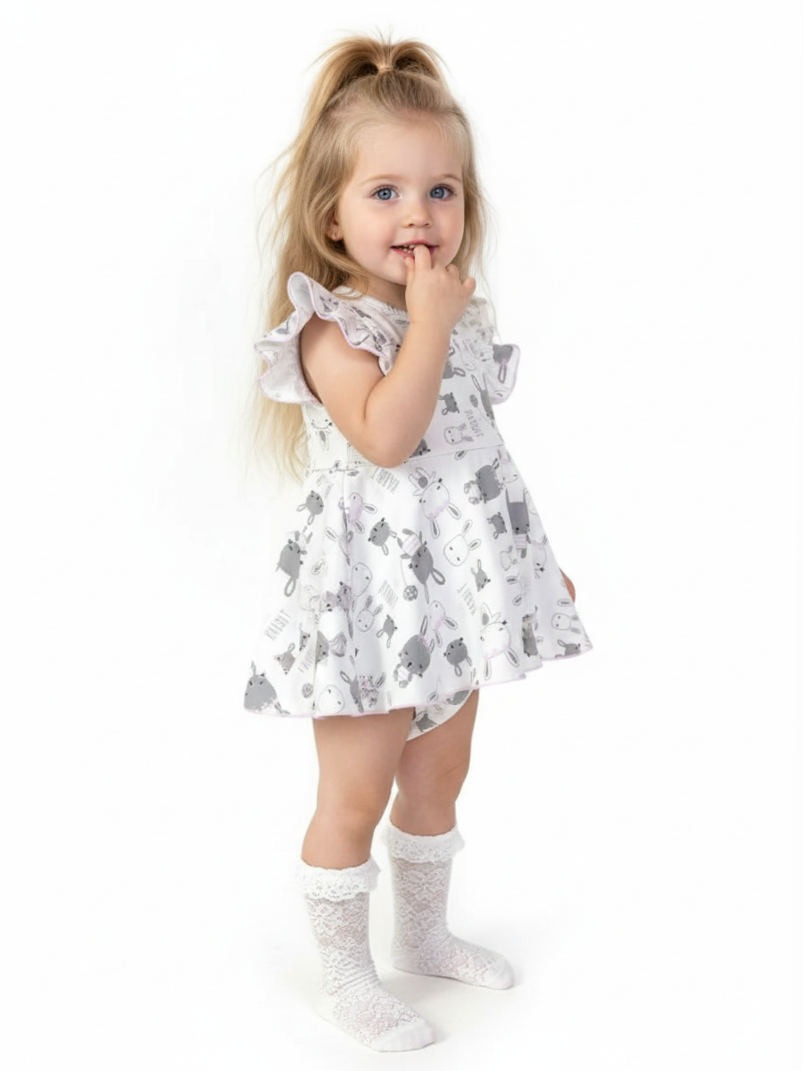 Боди VEDDI 079к-21-голубой/зайка - фото 9