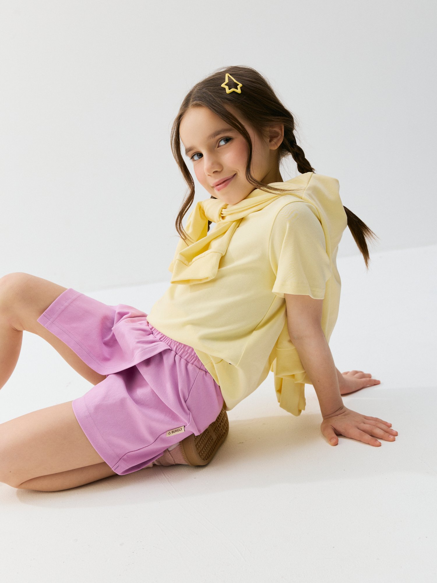 Юбка-шорты BUNGLY 1R9808/Сиреневыйкрокус - фото 3