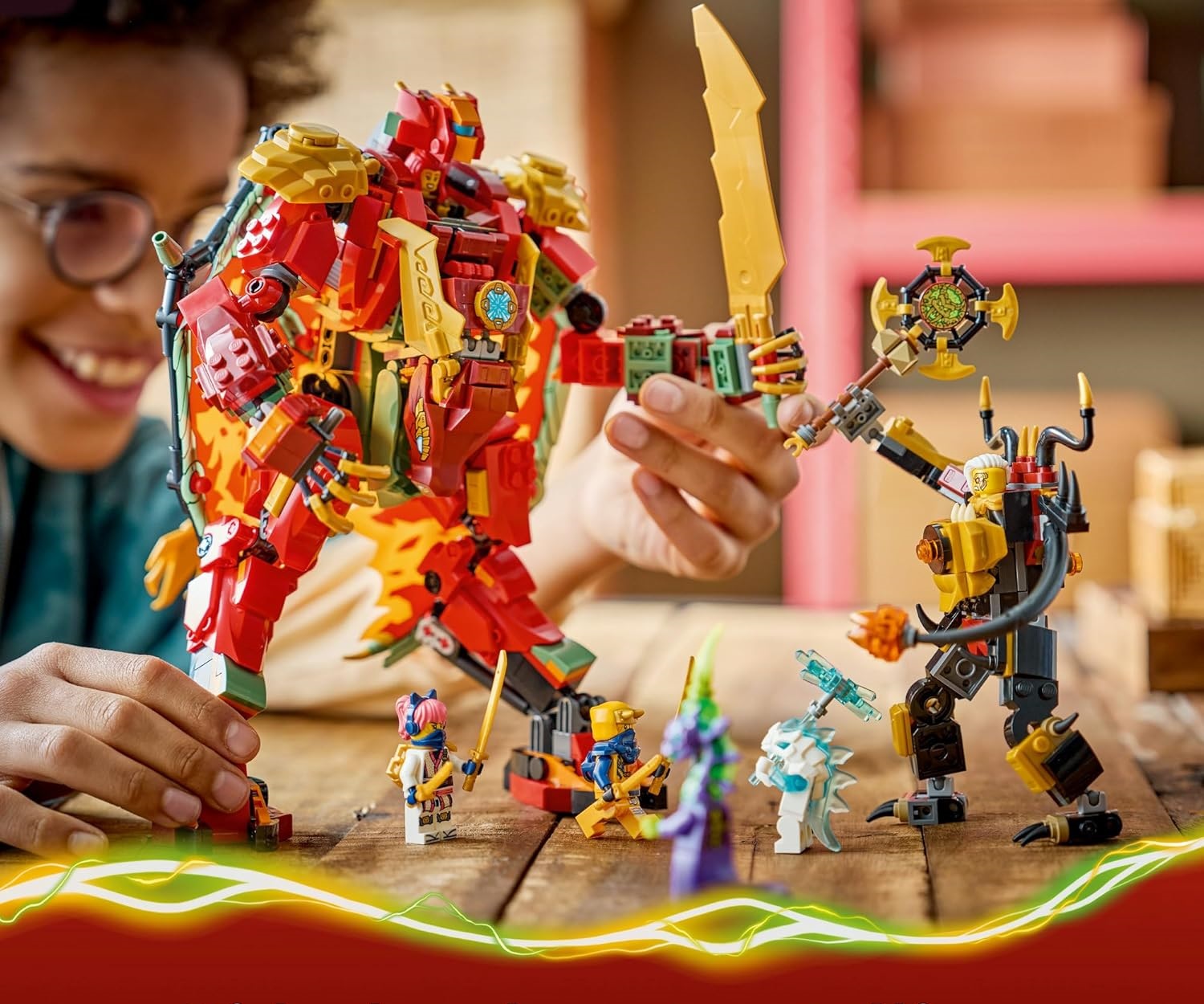 Конструктор LEGO NINJAGO Уайлдфайра 821 дет. - фото 8