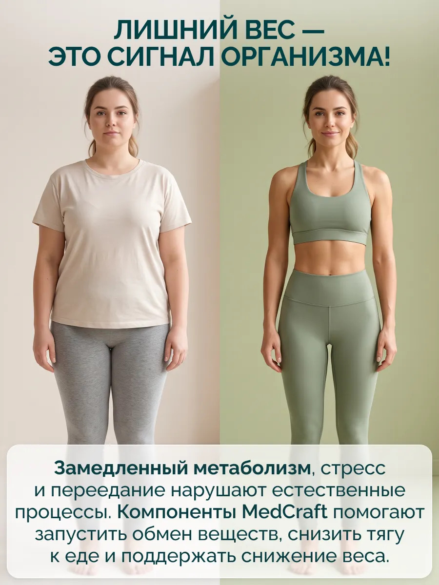 Набор для Похудения и Детокса MedCraft Комплексное решение - фото 2