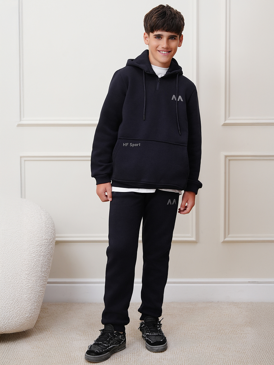 Худи и брюки HappyFox HFJKD7096т.синий - фото 1