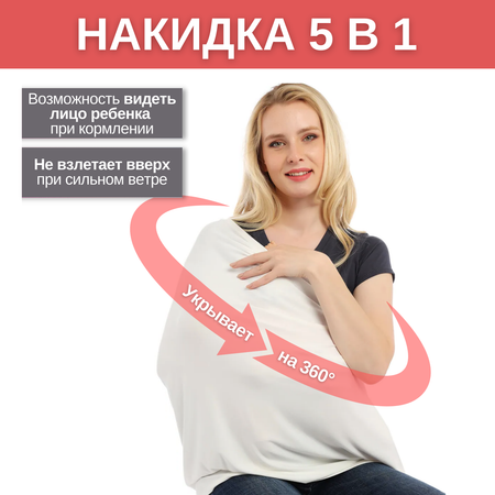 Накидка для кормления Mums Era