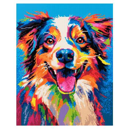 Алмазная мозаика Art sensation Яркая собака в ассортименте