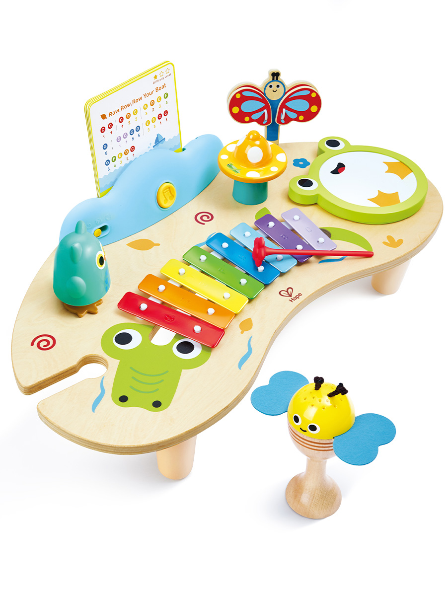 Игрушка музыкальная Hape "Ксилофон" Звуки Природы ксилофон - фото 3