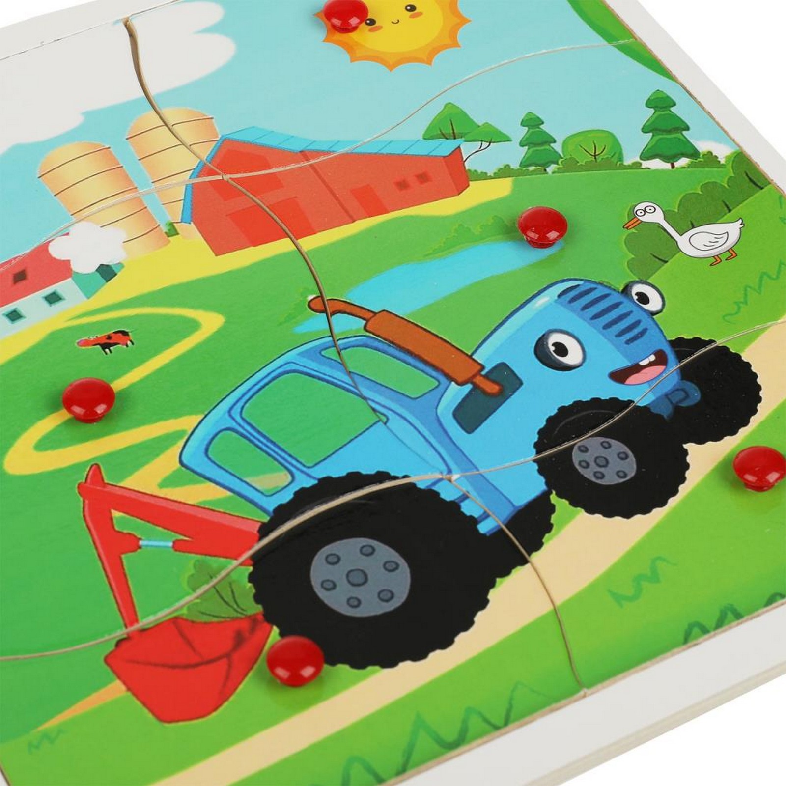 Настольная игра Лесная мастерская Синий трактор - фото 2