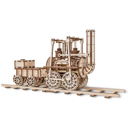 Конструктор Eco Wood Art Локомотив Поезд деревянный