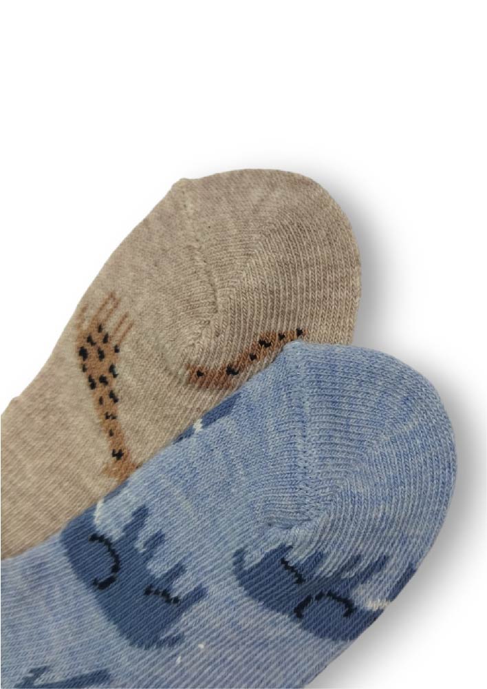 Носки 4 пары Капризуля 222с3-4п рис Жираф - фото 4