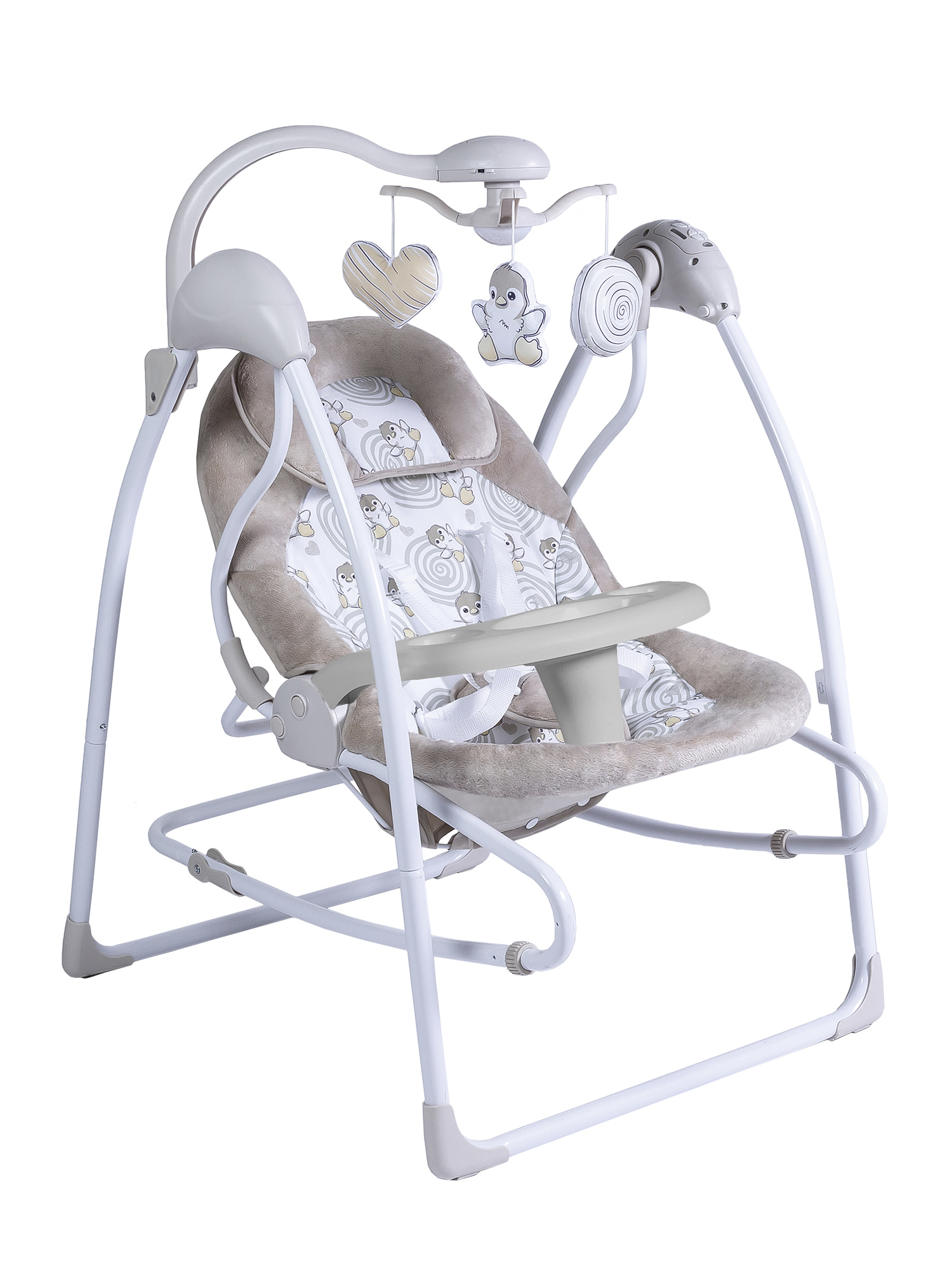 Качели Sweet Baby Pure pinguino Crema - фото 12
