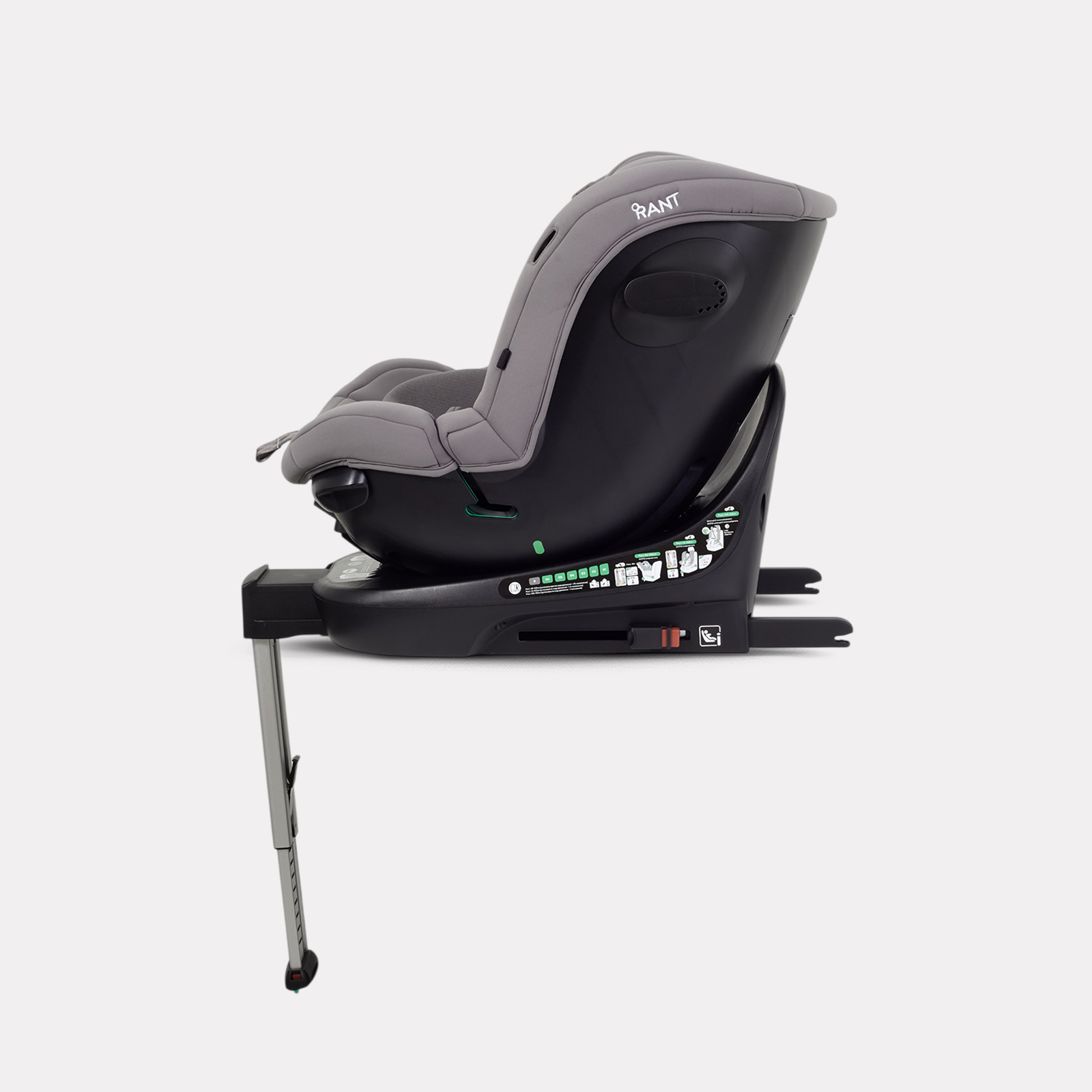 Автокресло Rant Страда Isofix 0+/1/2/3 (0-36 кг) серый - фото 8