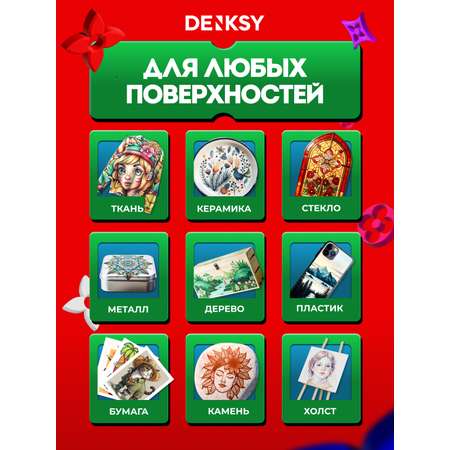 Маркеры DENKSY 12 цв.