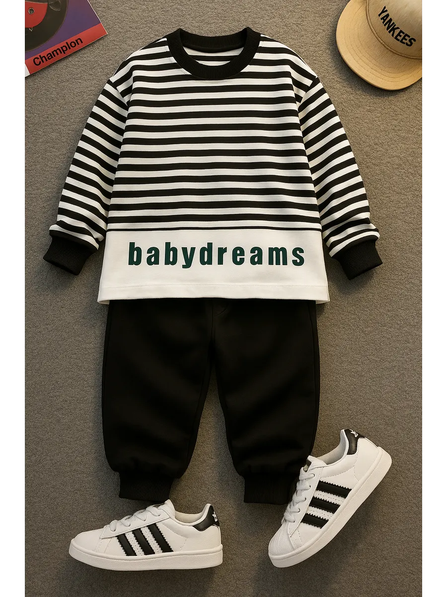 Костюм BabyDreams KS11/полоска костюм для малыша - фото 1