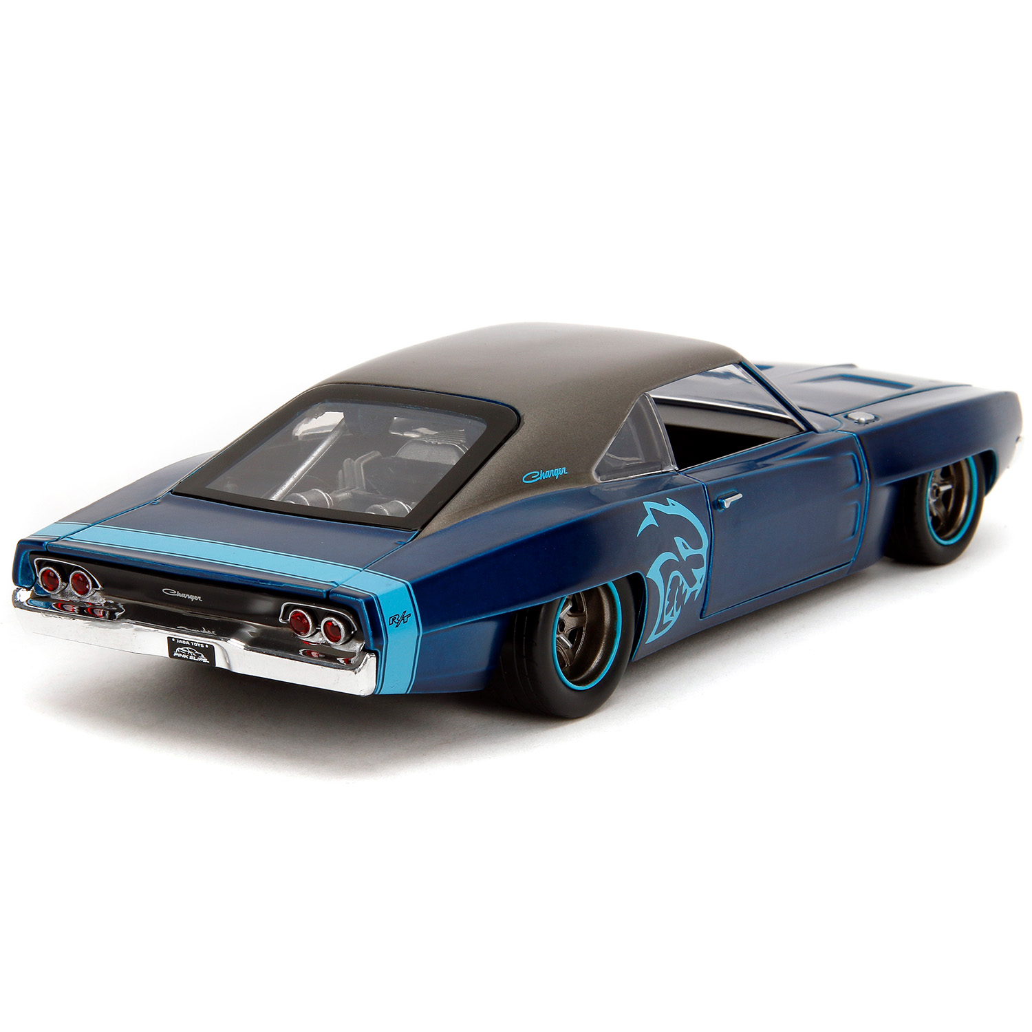 Автомобиль Jada Dodge Charger Widebody Pink Slips 1:24 ТоуR367 - фото 6