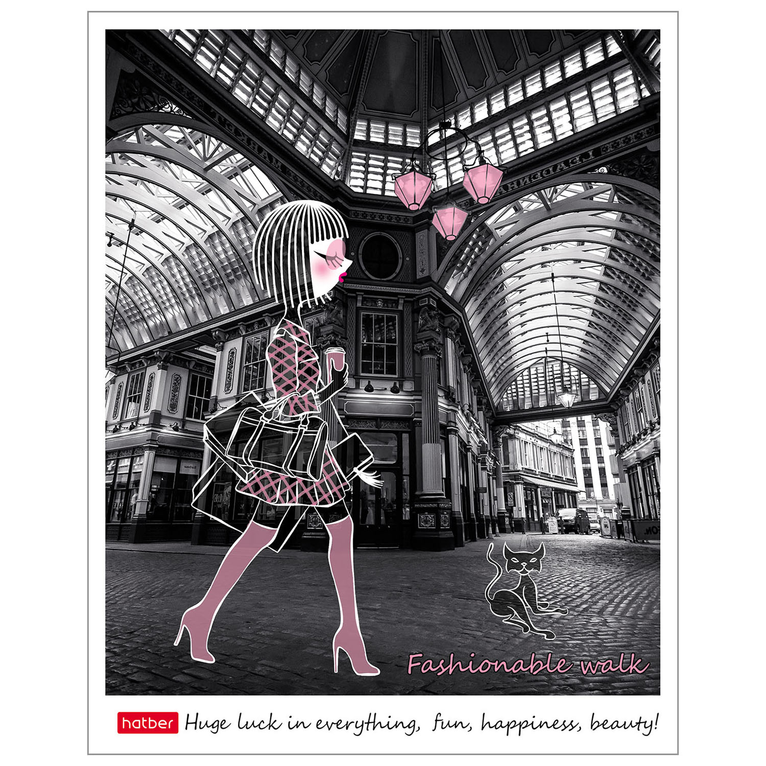 Общая тетрадь Hatber клетка 48 лист. в ассортименте - фото 3