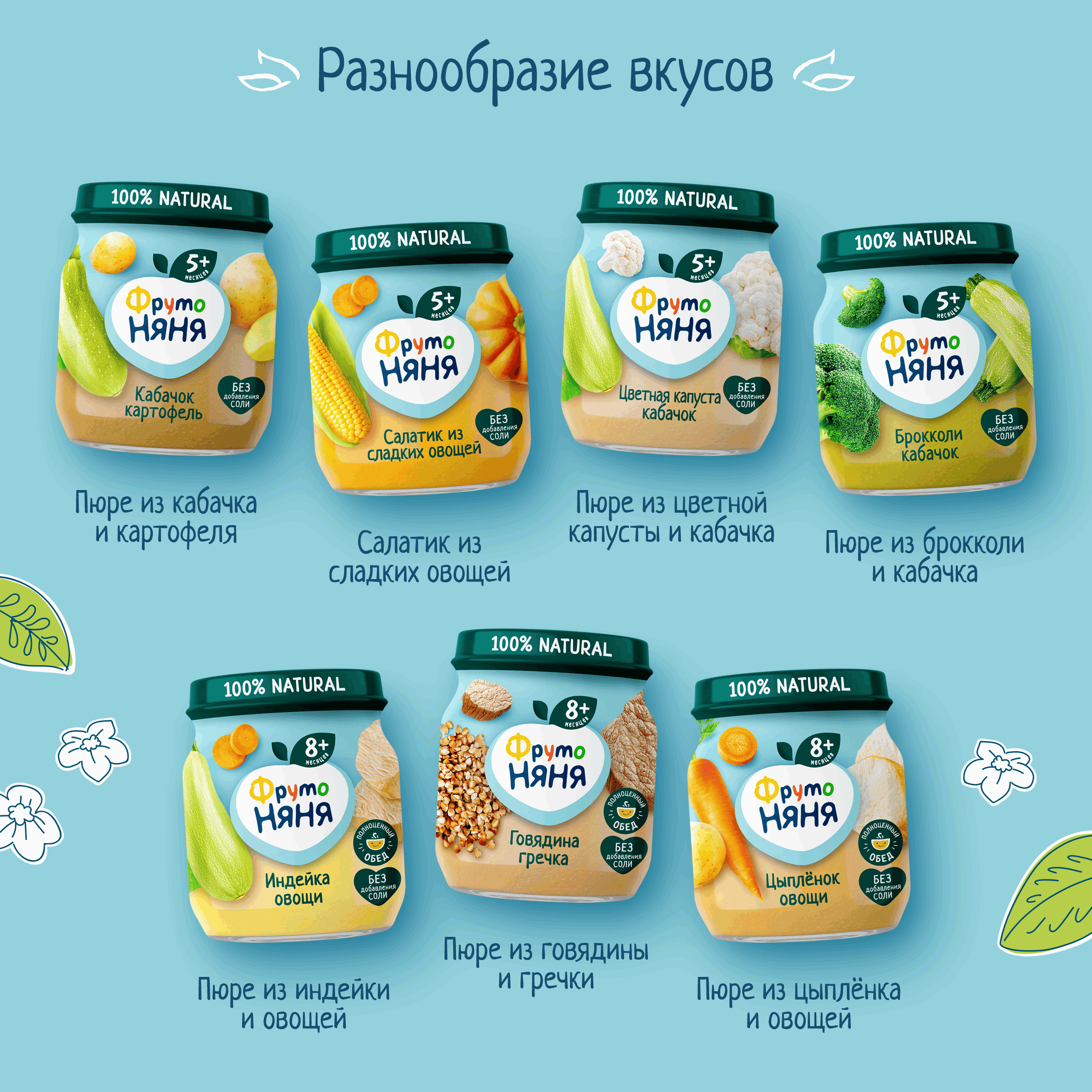 Пюре ФрутоНяня Овощное рагу с 7 мес 110 г - фото 8