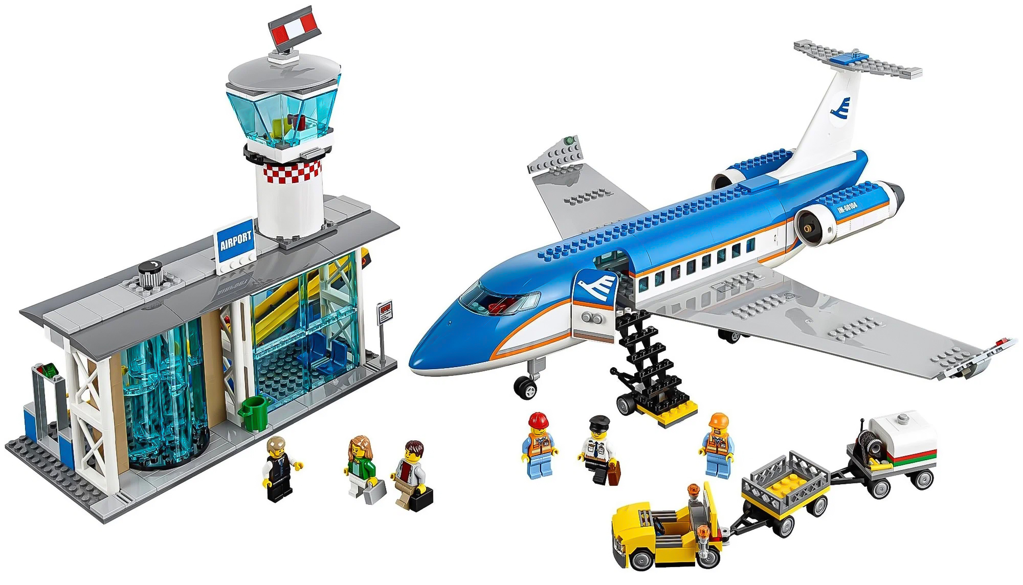 Конструктор Madliani Пассажирский самолет 694 дет. - фото 5