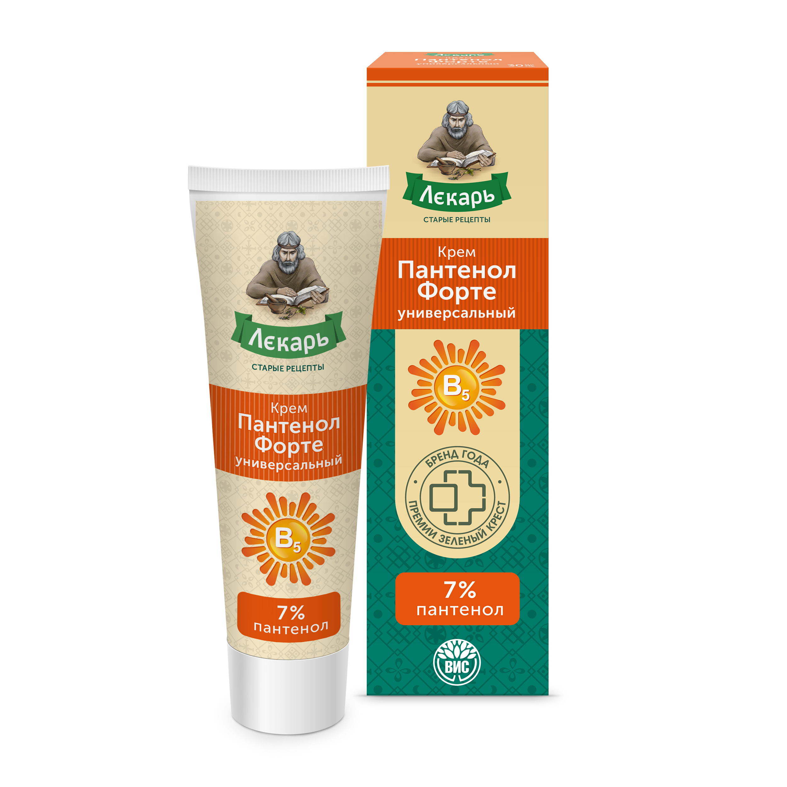 Крем Лекарь Пантенол Форте7% универсальный 30 мл 1 шт. - фото 3