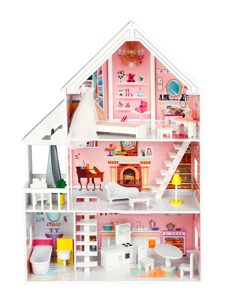 Домик для кукол PAREMO с мебелью PD320-07 - фото 16
