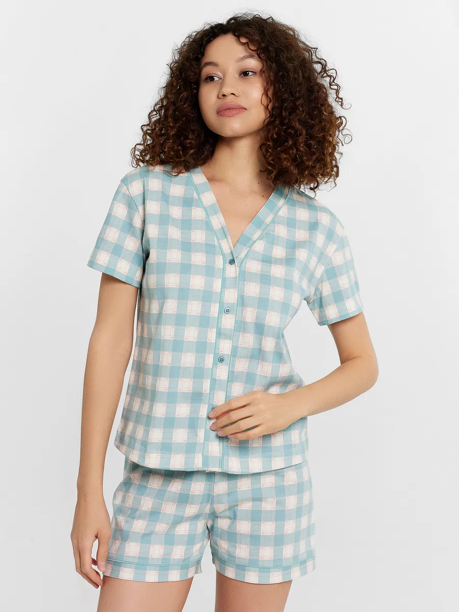Пижама Mark Formelle (Марк Формэль) 592348/зеленая клетка - фото 8