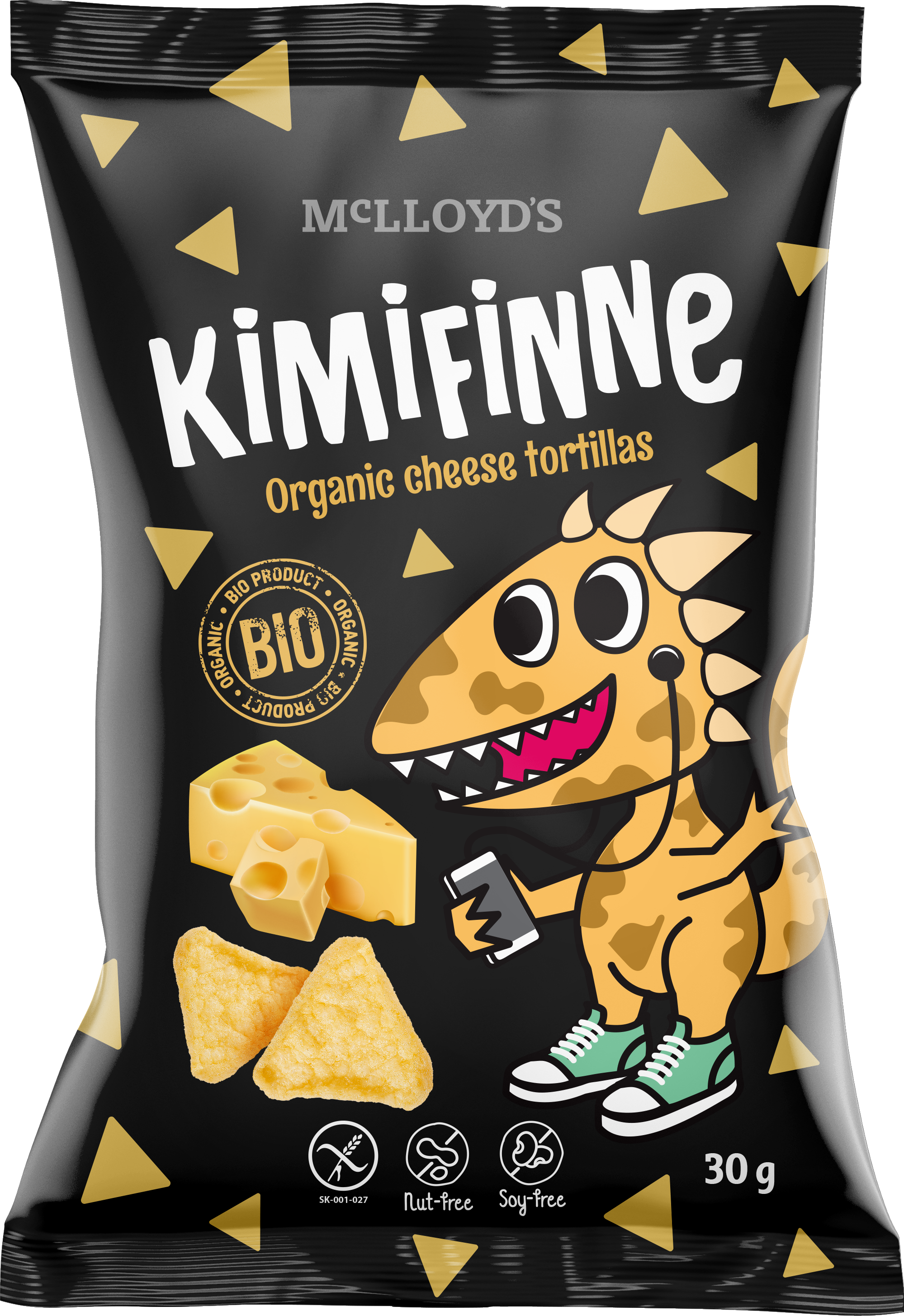Снек кукурузный без глютена Biologic.tv со вкусом сыра Kimifinne - фото 2