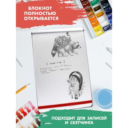 Альбом Проф-Пресс скетчбук. бумага 120 гр/м2. А4 64 лист. 1 шт.