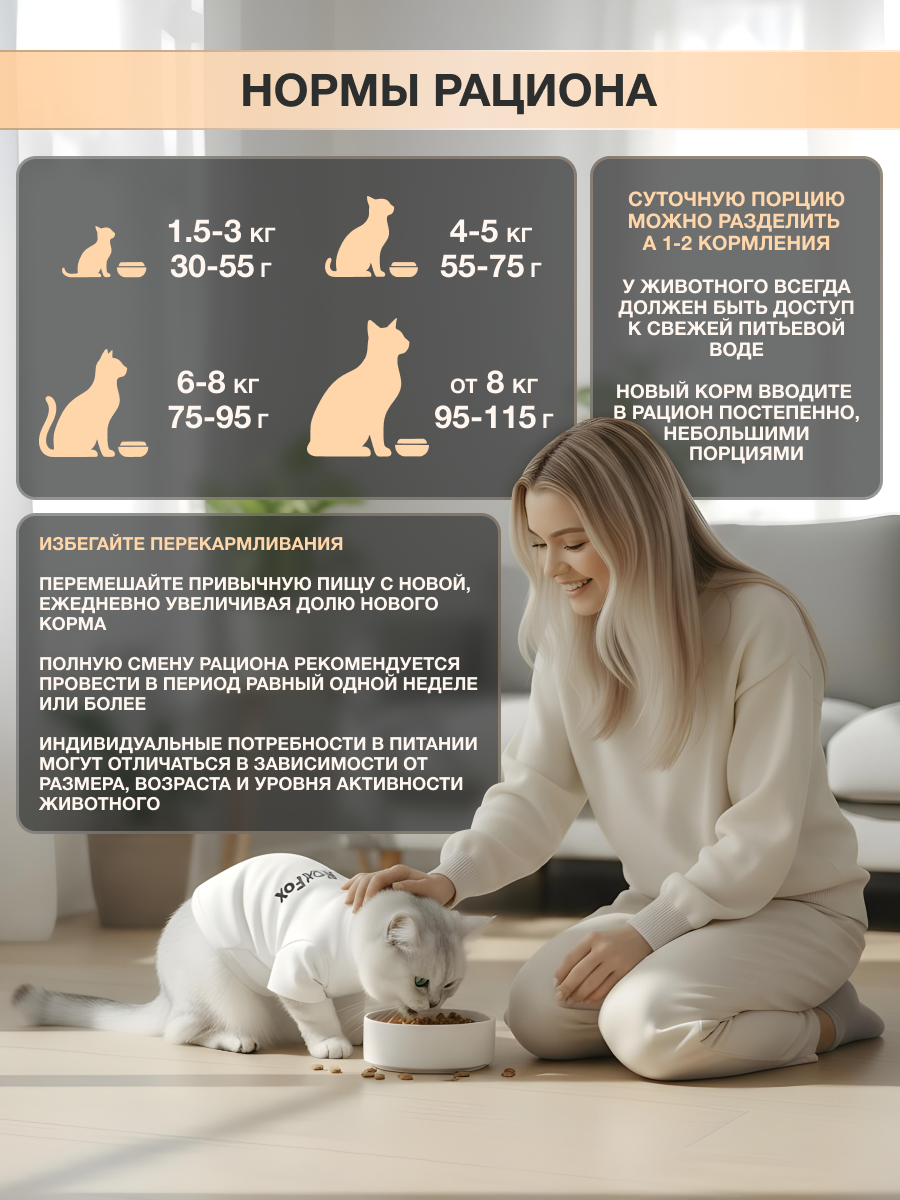 Корм для кошек RoxFox Premium - фото 5