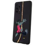 Силиконовый чехол Mcover для смартфона Samsung A52 Союзмультфильм Полет волка