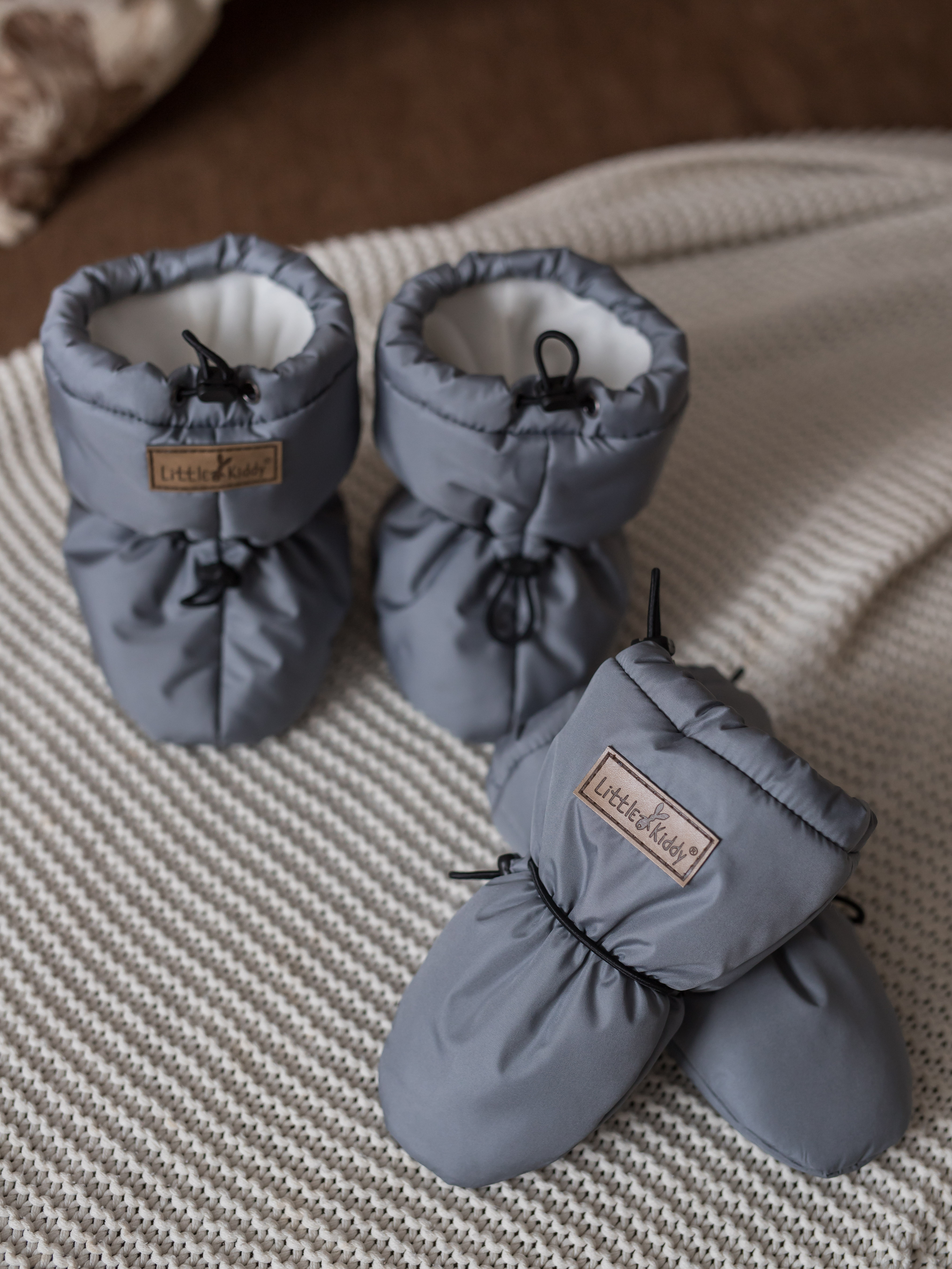 Пинетки LittleKiddy komplekt_demiсерый - фото 9