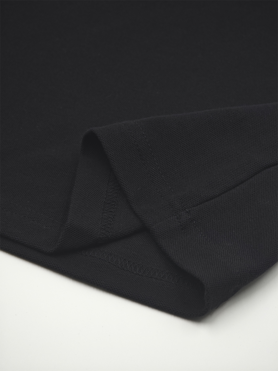 Поло SAIColors СКДППЧ_ЧЕРН_БЕЛ - фото 3