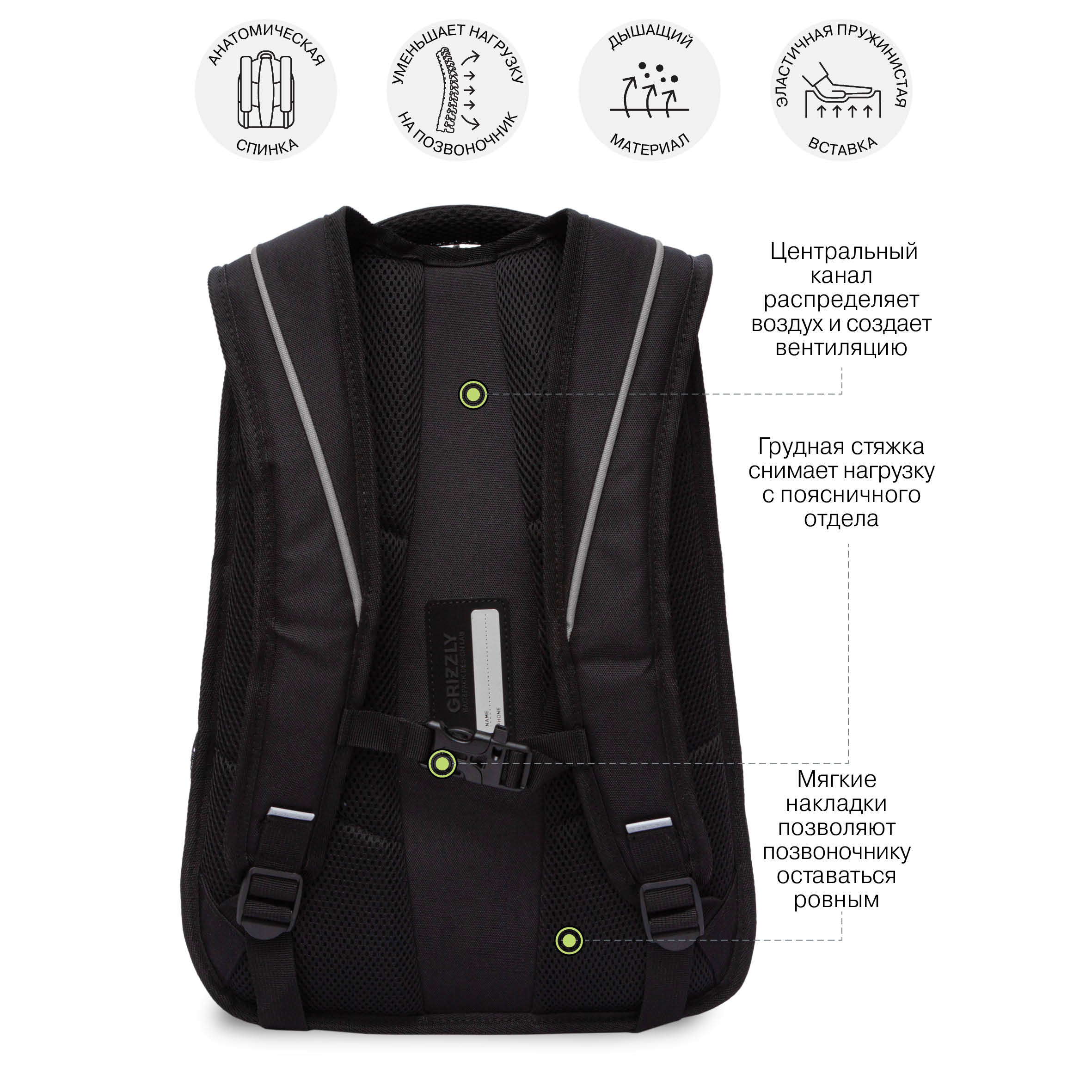 Рюкзак Grizzly для мальчика - фото 8