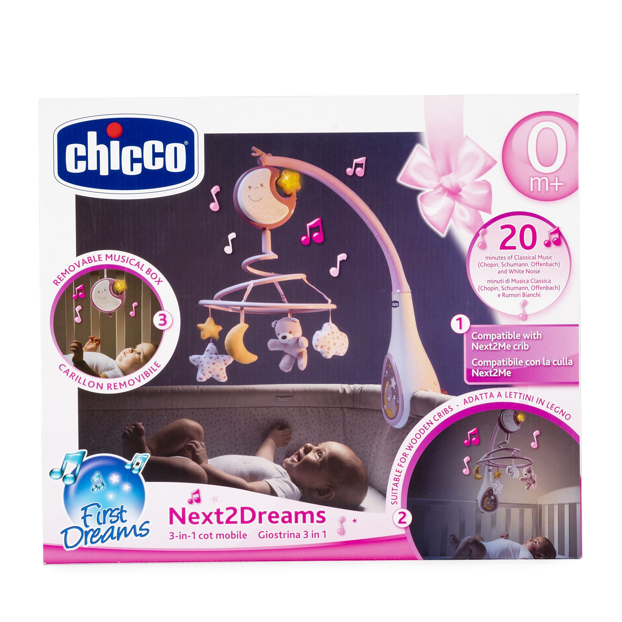 Мобиль Chicco Next2Dreams розовый - фото 11