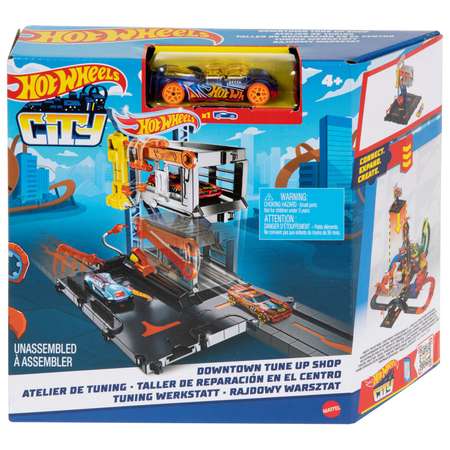 Трек Hot Wheels Ремонтная мастерская